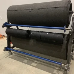 GymPro EcoRoll Carpet EZ-Roll Storage Rack 7,200 SF Capacity