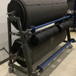 GymPro EcoRoll Carpet EZ-Roll Storage Rack 7,200 SF Capacity