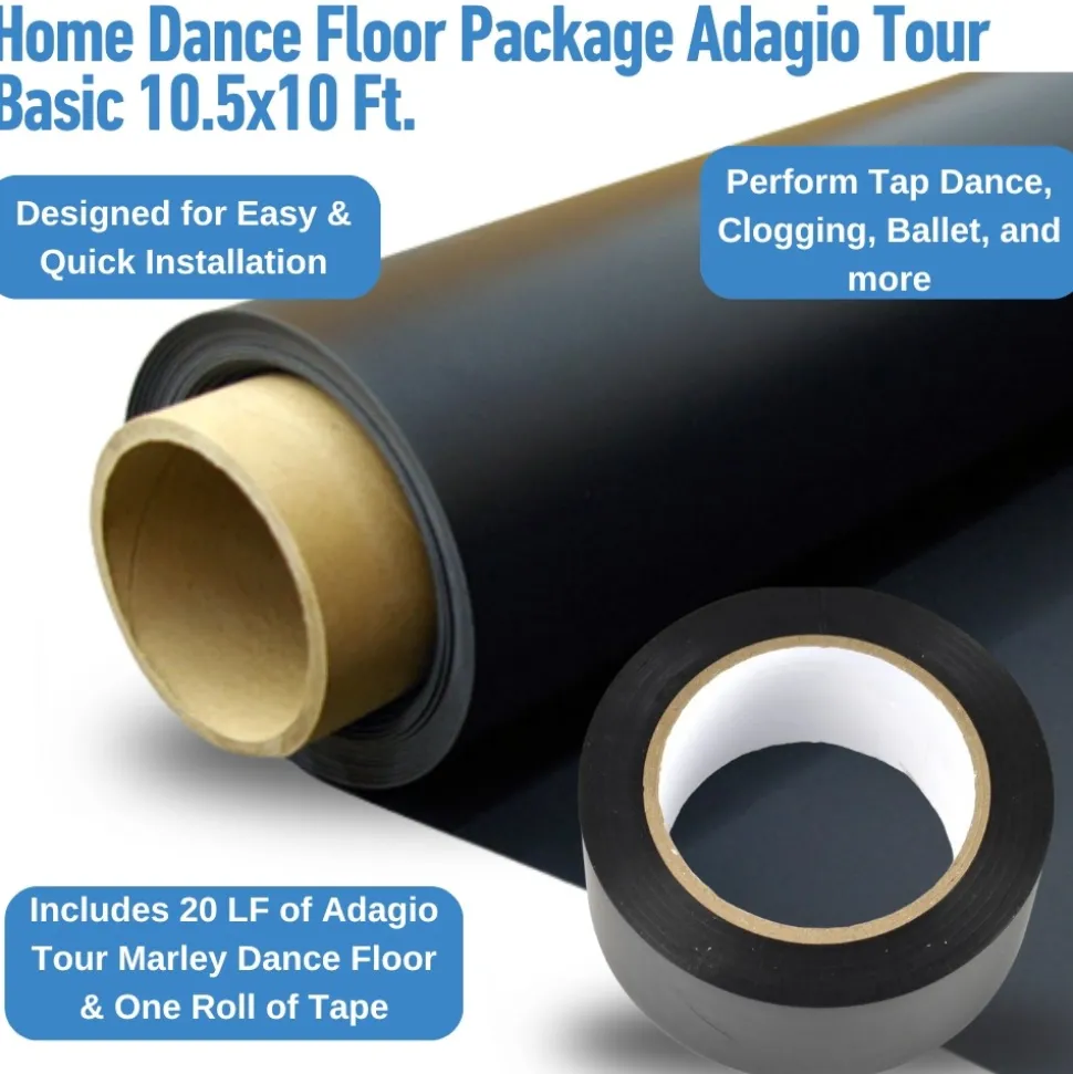 Home Dance Floor Package Adagio Tour Basic 10.5x10 Ft.