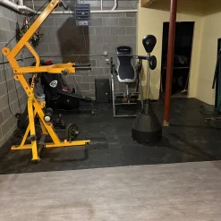 Home Gym Flooring Tile Pebble 3/8 Inch x 2x2 Ft.