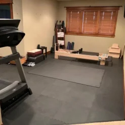 Home Gym Flooring Tile Pebble 3/8 Inch x 2x2 Ft.