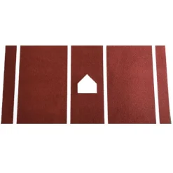 Home Plate Mat 3/4 Inch x 6 x12 Ft.