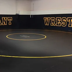 Home Wrestling Dollamur Flexi-Connect Mat with Circle and Marks 1-1/4 Inch x 10x10 Ft. Kit