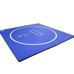 Home Wrestling Dollamur Flexi-Roll Practice Mat Smooth with Circle and Marks 1-1/4 Inch 10x10 Ft. Kit