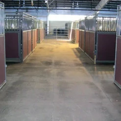 Horse Stall Interlocking 6 Ft. Border Mat Cobblestone 3/4 Inch 2x6 Ft.