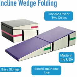 Incline Wedge Folding 30 x 60 x 16 Inches