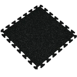 Interlocking Rubber Floor Tiles Gmats Light Gray 3/8 Inch x 2x2 Ft.