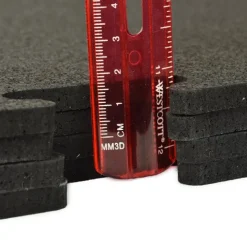 Interlocking Rubber Floor Tile Black 8 mm x 2x2 Ft.