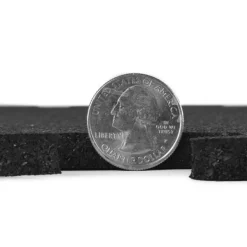 Interlocking Rubber Tile Gmats Black 3/8 Inch x 2x2 Ft.