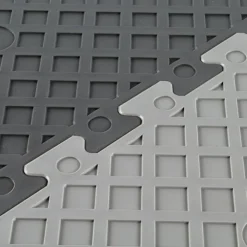 Leather PVC Floor Tile Colors 6 tiles 5mm x 20x20 Inches