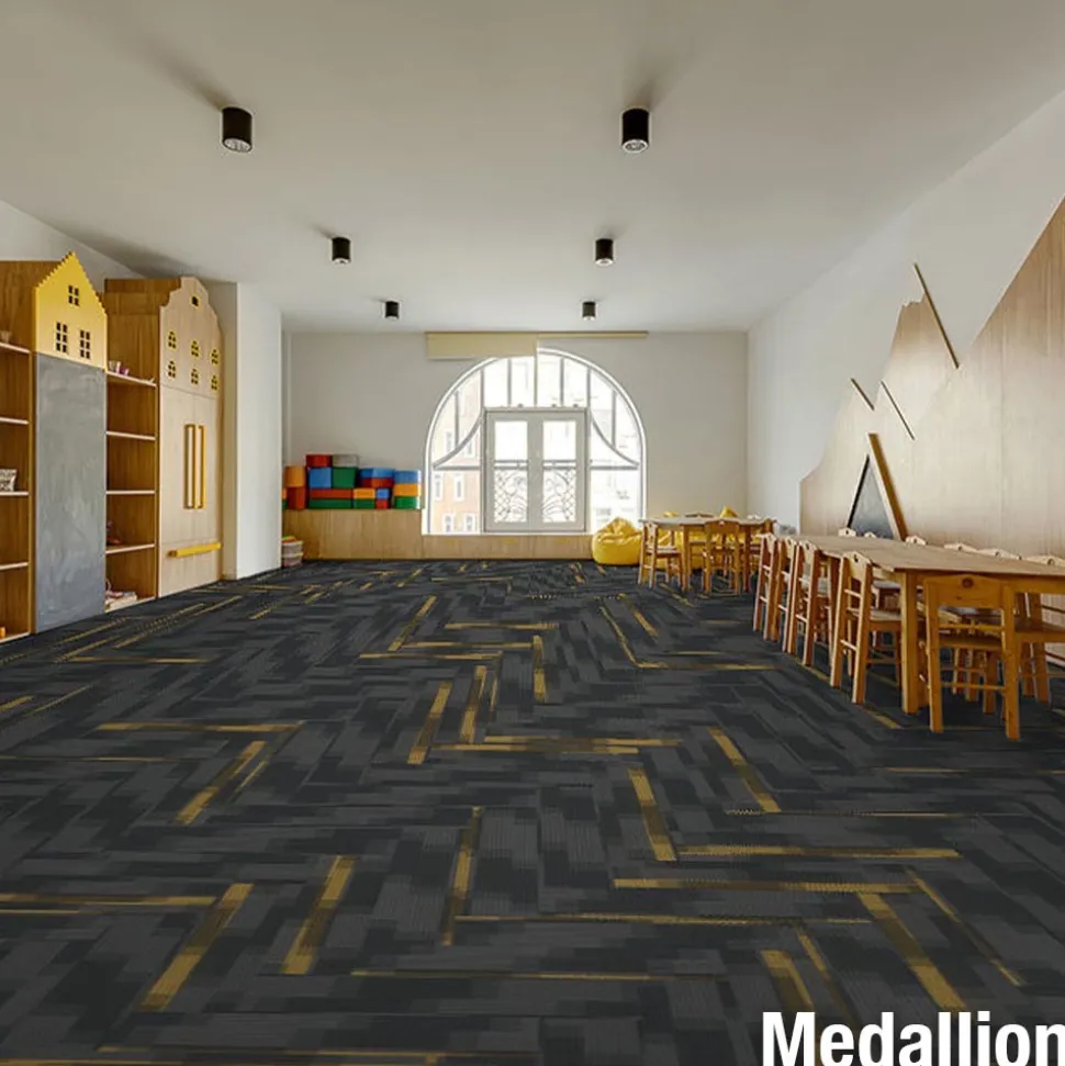 Magnify Commercial Carpet Planks 1/4 Inch x 12x48 Inches Carton of 14