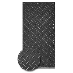 Mat-Pak Ground Protection Diamond Black - 12 Mats Kit 1/2 Inch x 3x8 Ft.