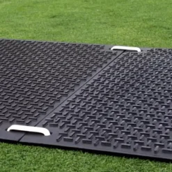 Mat-Pak Ground Protection VersaMat Tread Black 1/2 Inch x 3x8 Ft.