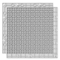 Matrax Light Duty Pedestrian Composite Mat 1.5 Inch x 3.89 x 3.89 Ft.
