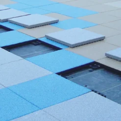 Max Playground Rubber Tile Daybright Colors 2.5 inch x 2x2 Ft. with Quad Blok