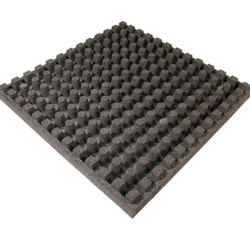Max Playground Rubber Tile Daybright Colors 2.5 inch x 2x2 Ft. with Quad Blok
