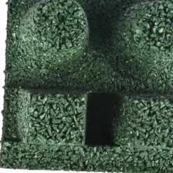 Max Playground Rubber Tile Green 2.5 inch x 2x2 Ft. with Quad Blok