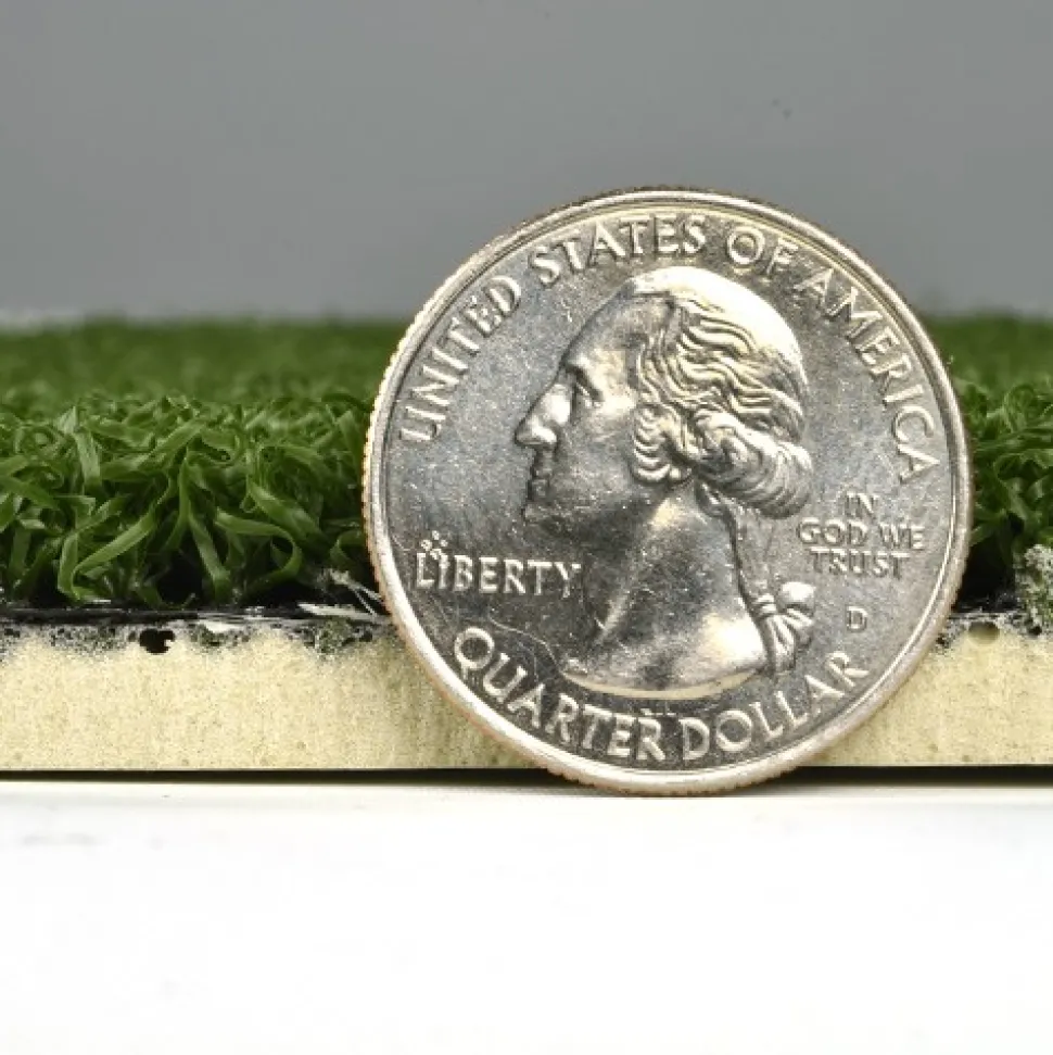 One Putt Artificial Grass Turf Roll 1/4 Inch x 15 Ft. Wide 5 mm Padded Per SF