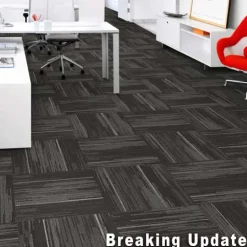 Online Commercial Carpet Tiles 3.9 mm x 24x24 Inches Carton of 24