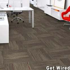 Online Commercial Carpet Tiles 3.9 mm x 24x24 Inches Carton of 24
