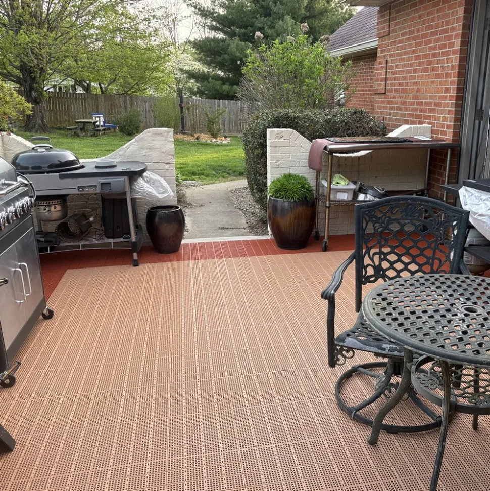 Patio Outdoor Tile 1/2 Inch x 1x1 Ft.