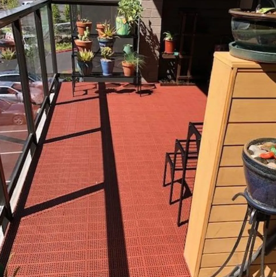 Patio Outdoor Tile 1/2 Inch x 1x1 Ft.