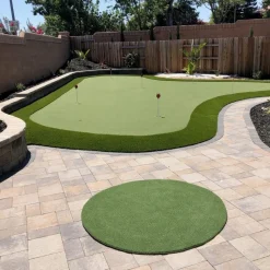 Perfect Putt Artificial Grass Turf Roll 9/16 Inch x 7.5 Ft. Wide Per SF