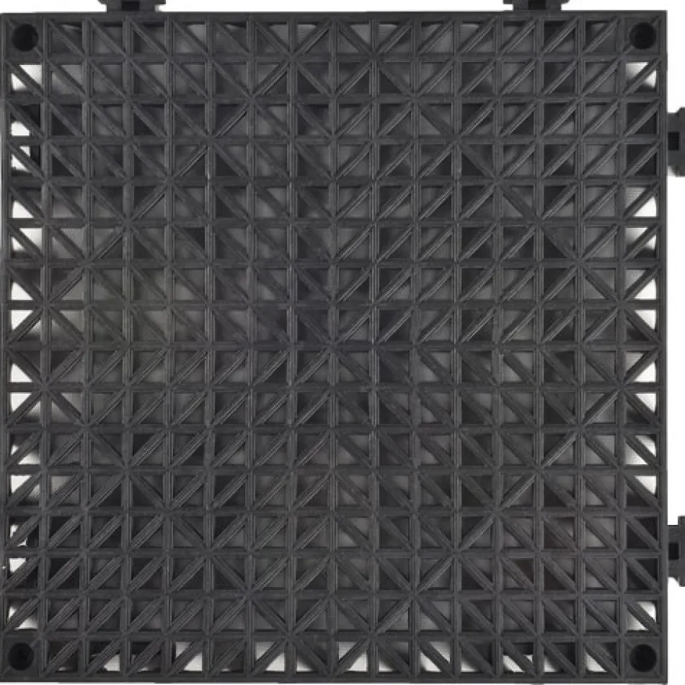 Perforated Tile - Heavy Duty - 3/4 Inch Black