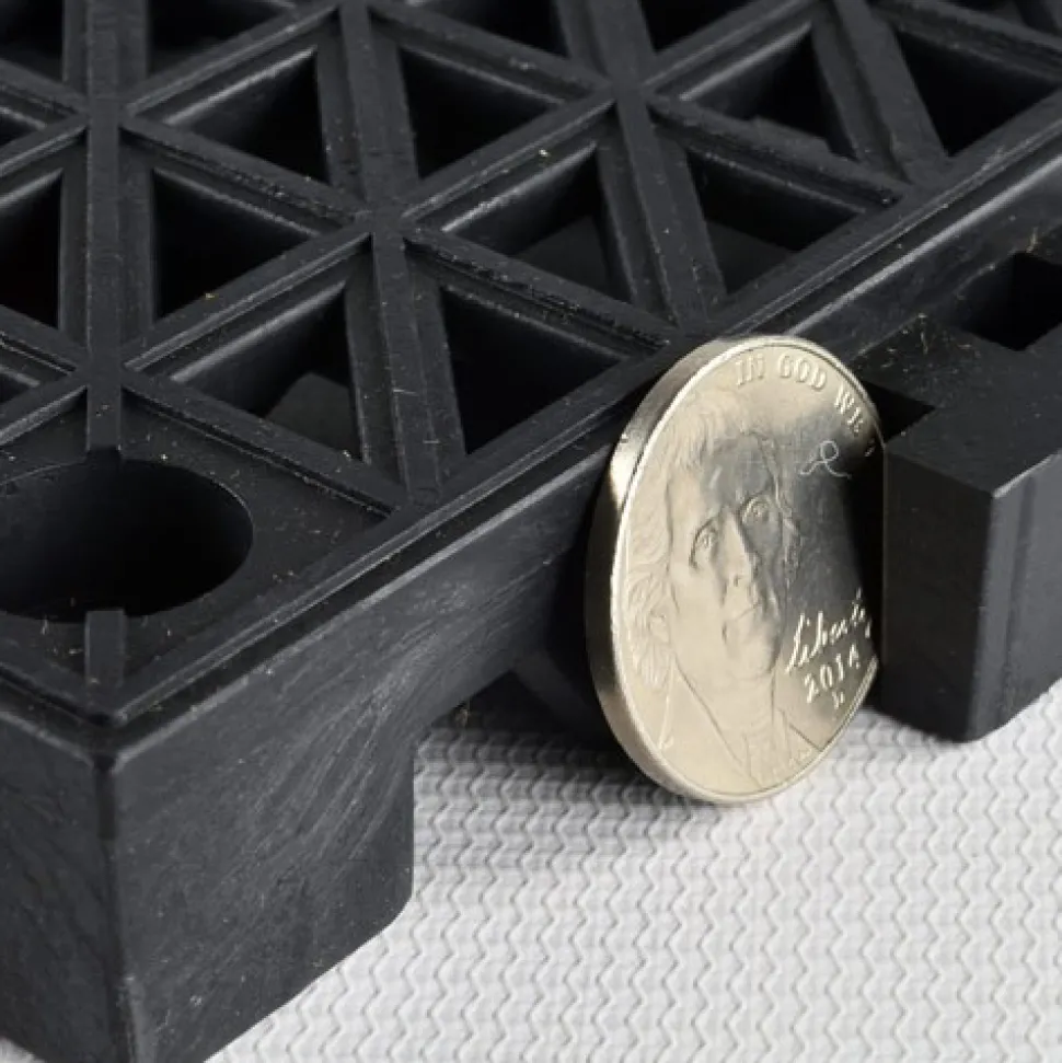 Perforated Tile - Heavy Duty - 3/4 Inch Black