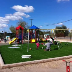 Play Time Artificial Grass Turf Colors Roll 1-1/4 Inch x 15 Ft. Wide Per SF