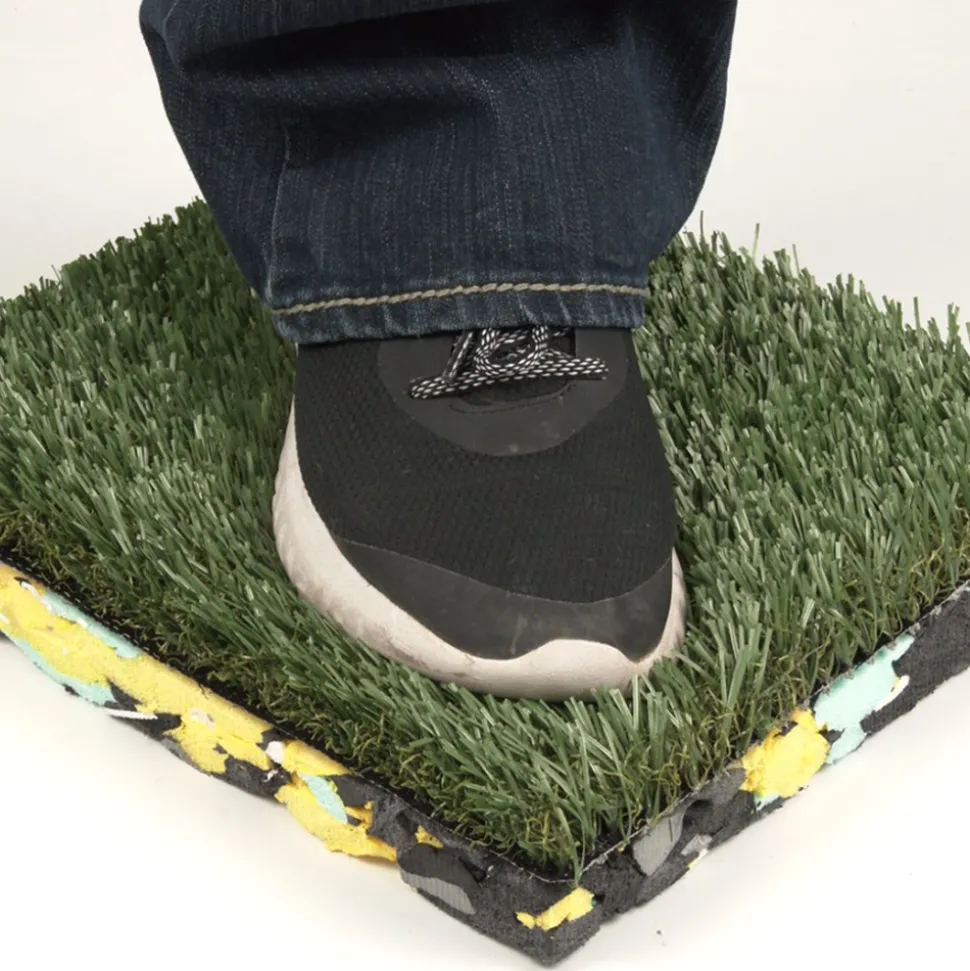 Play Time Playground Green 1-1/4 Inch Turf with 1.25 Inch Pad Per SF
