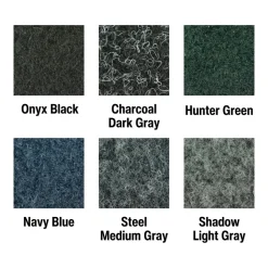 Plush Comfort Carpet Tile 5/8 Inch x 10x10 Ft. Kit Beveled Edges