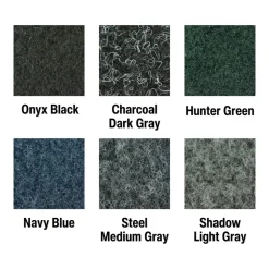 Plush Comfort Carpet Tile 5/8 Inch x 20x20 Ft. Kit Beveled Edges