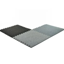 Plush Comfort Carpet Tile 5/8 Inch x 20x30 Ft. Kit Beveled Edges