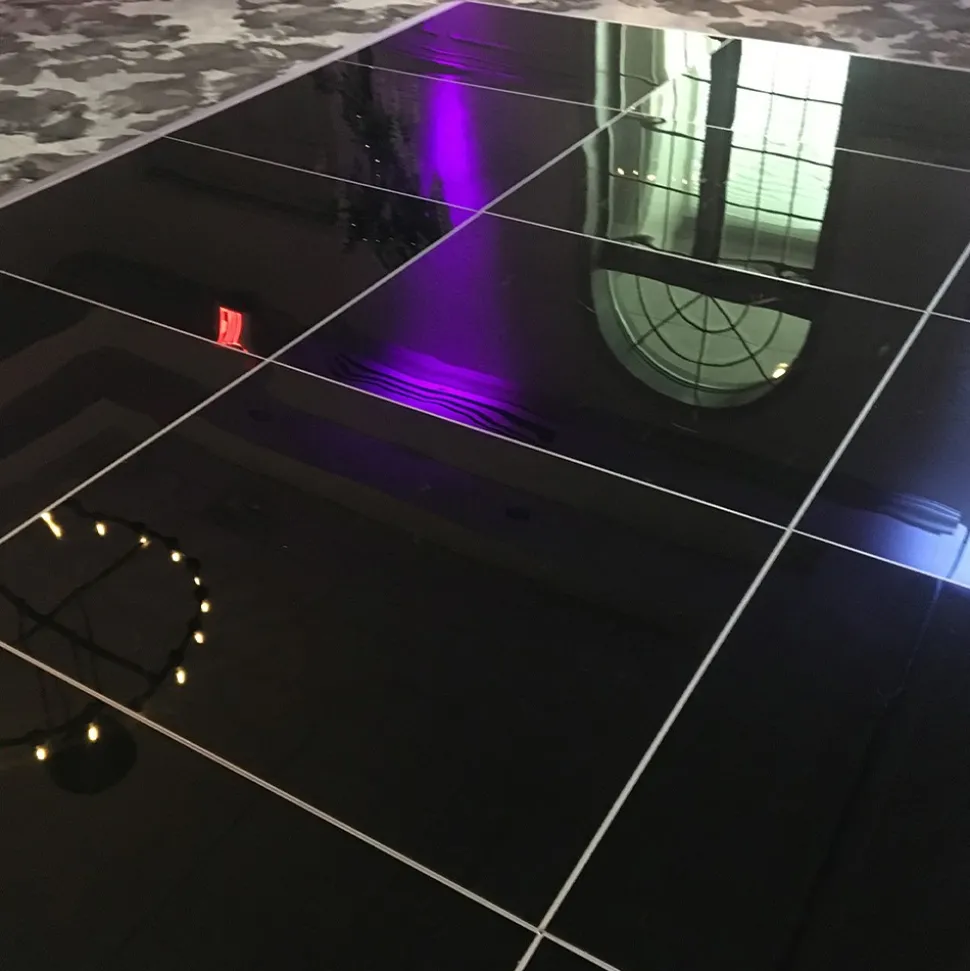 Portable Dance Floor Seamless Solid Color Cam Lock 1/2 Inch x 3x3 Ft.