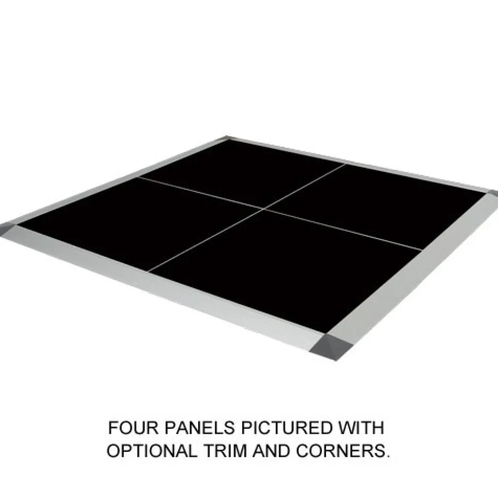 Portable Dance Floor Seamless Solid Color Cam Lock 1/2 Inch x 3x4 Ft.