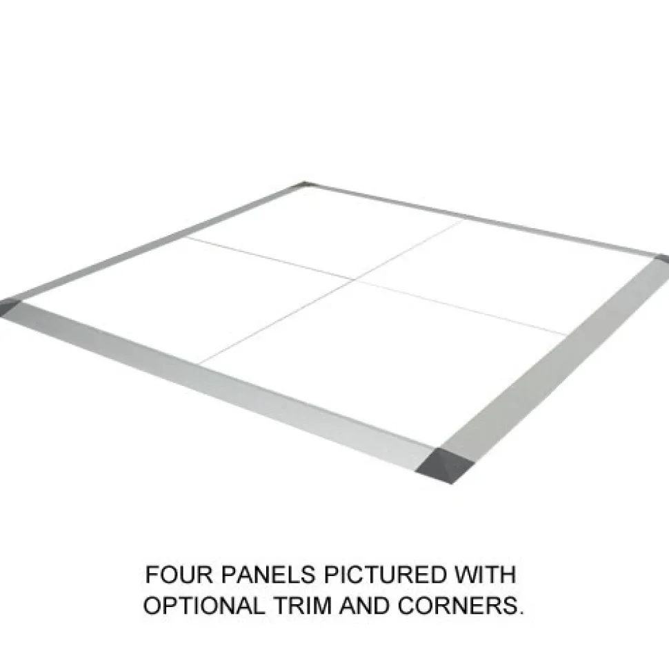 Portable Dance Floor Seamless Solid Color Cam Lock 1/2 Inch x 3x4 Ft.