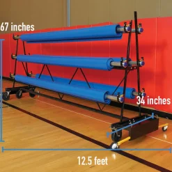 Premium Safety Storage Racks 8 Rollers