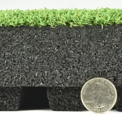 RageTurf dBTile 2.5 Inch x 24x24 Inches with Quad Blok