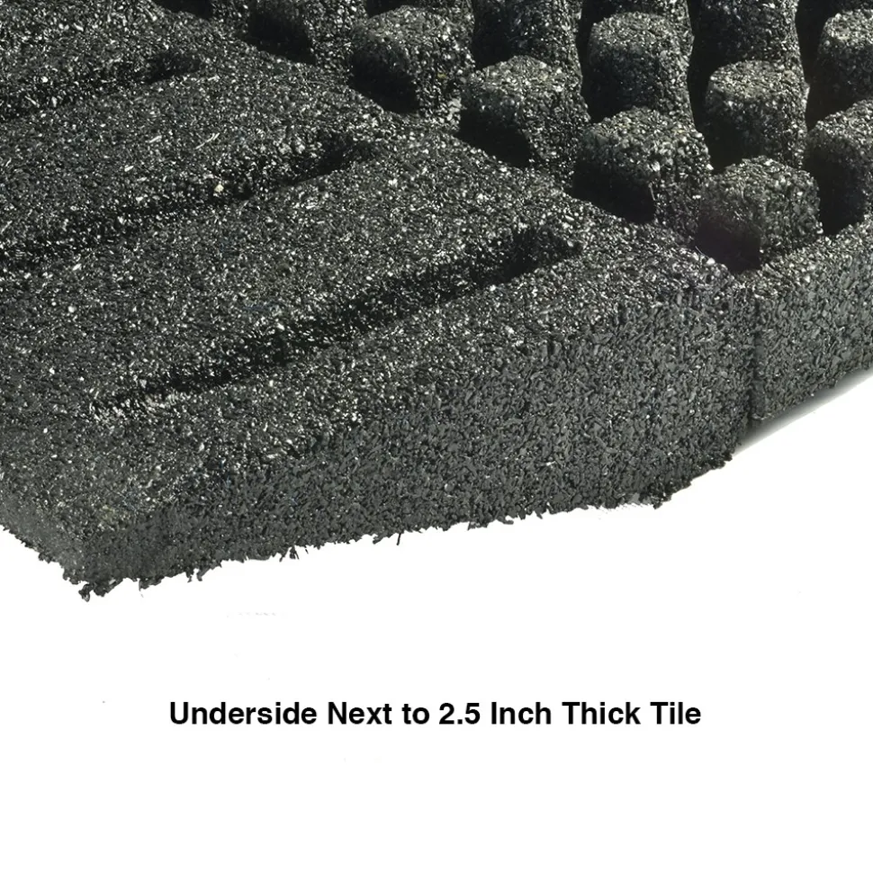 Reducer for dBTile and Max Playground Tile Black 2.5 x 48x8 Inch