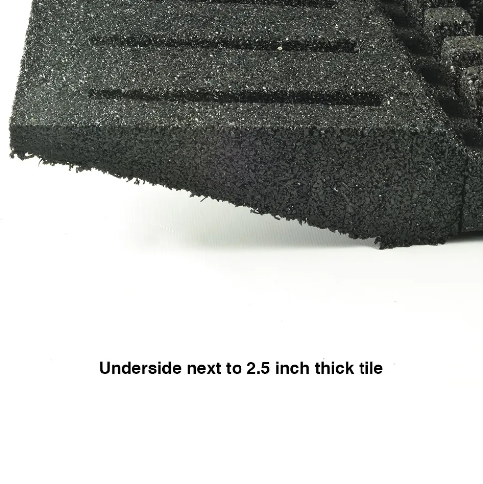 Reducer for dBTile and Max Playground Tile Black 2.5 x 48x8 Inch