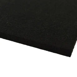 Rolled Rubber Eureka 8 mm Black 25 LF