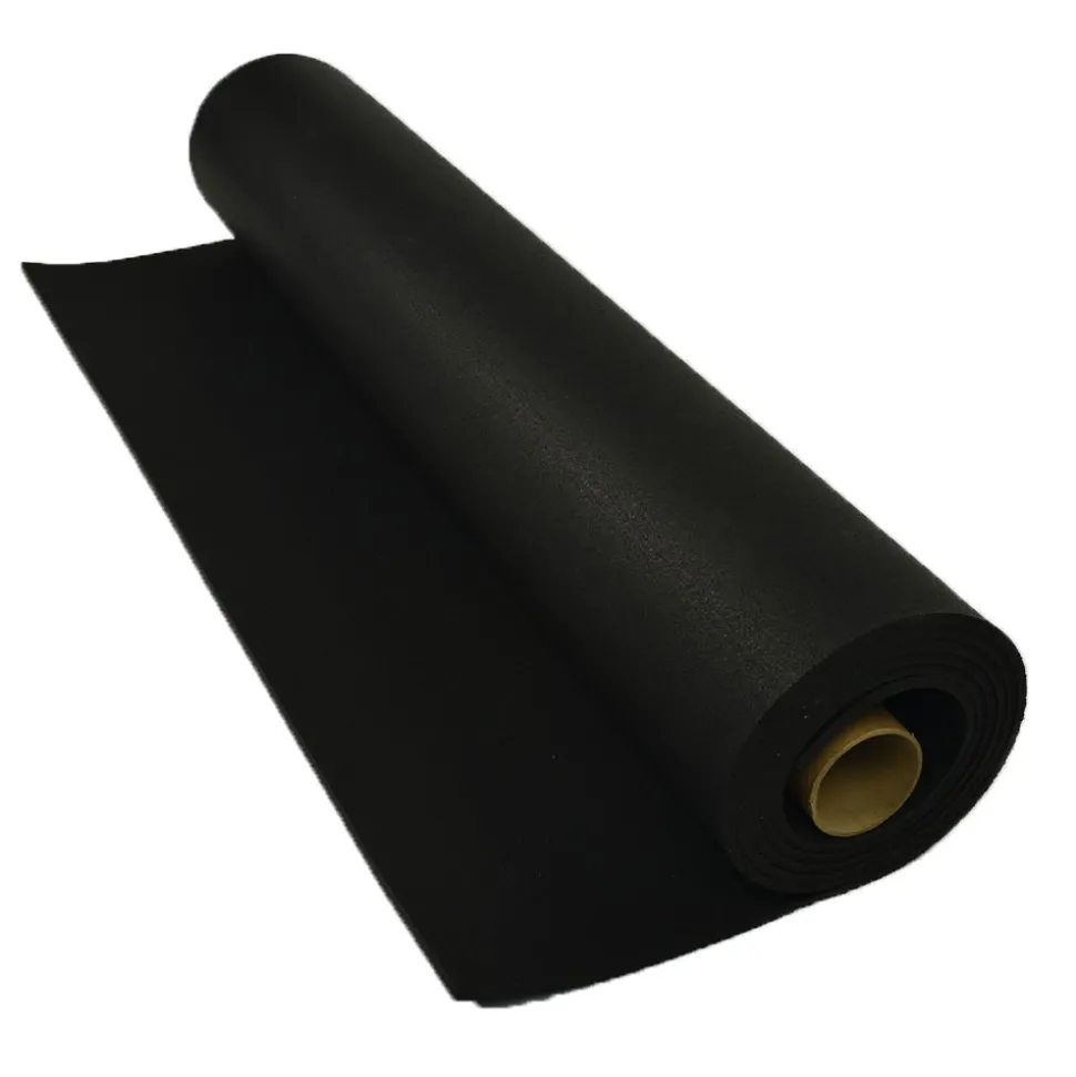 Rolled Rubber Pacific 3/8 Inch Black Per SF