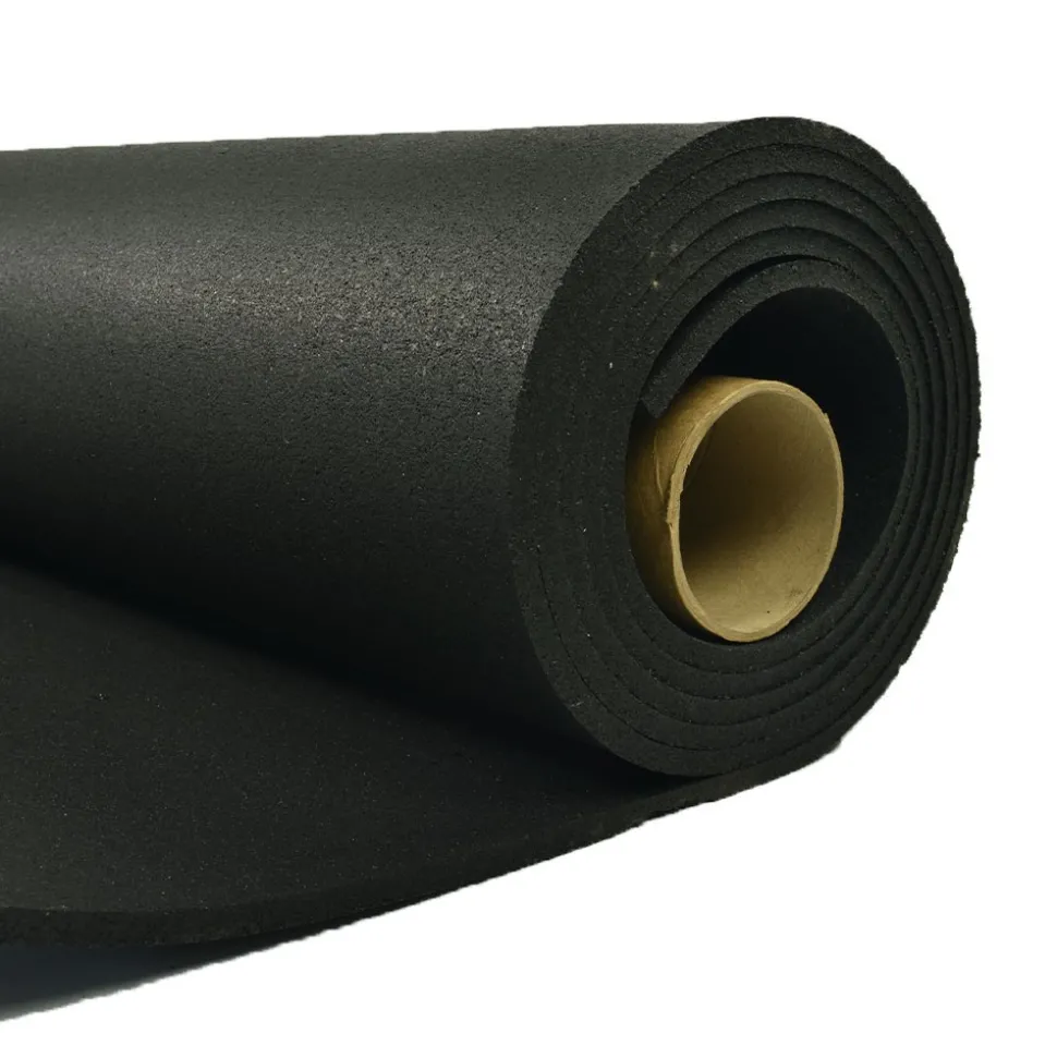 Rolled Rubber Pacific 3/8 Inch Black Per SF