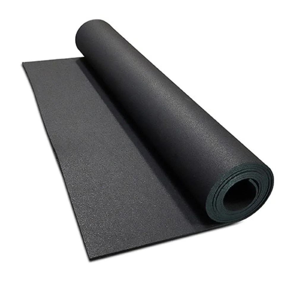 Rolled Rubber Pacific 1/4 Inch Black Per SF