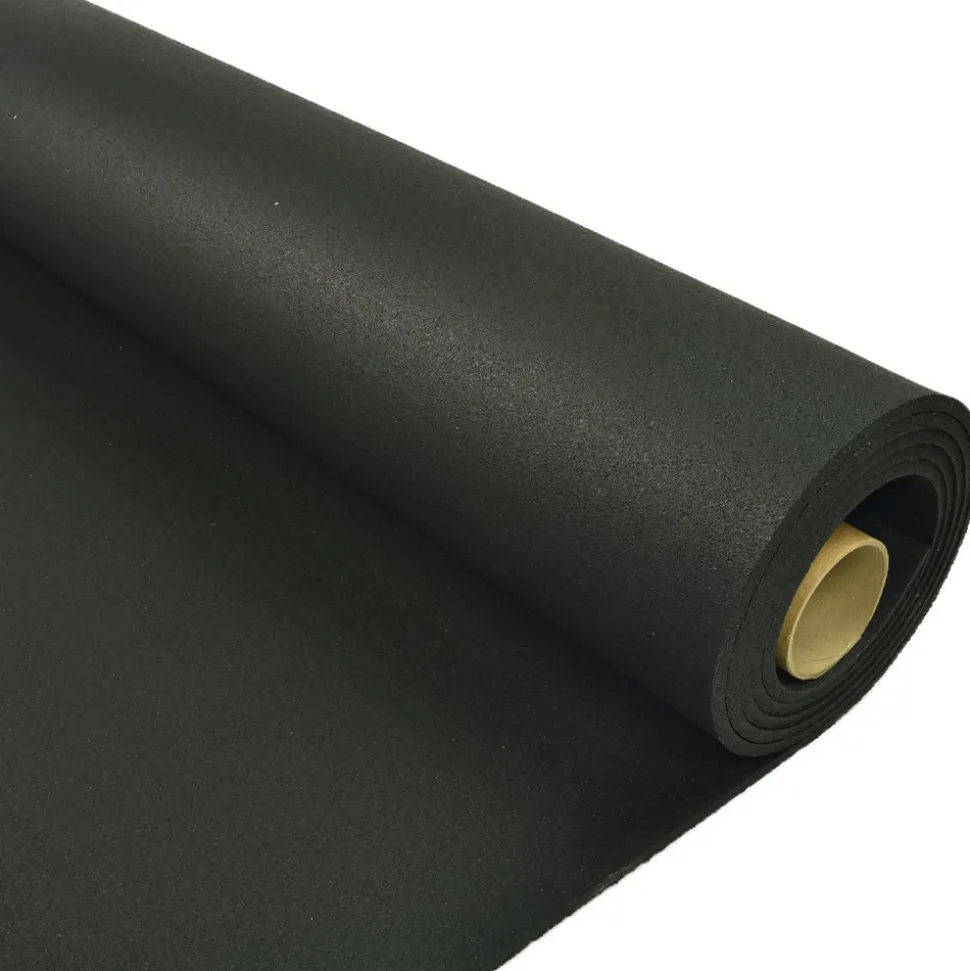 Rolled Rubber Pacific 1/2 Inch Black Per SF