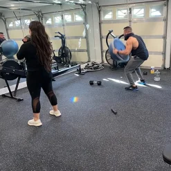 Rolled Rubber Sport West 10% Color 3/8 Inch Per SF