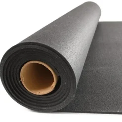 Rolled Rubber Sport West Roll Black 3/8 Inch x 4x25 Ft.