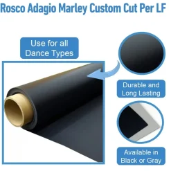 Rosco Adagio Marley Custom Cut Per LF