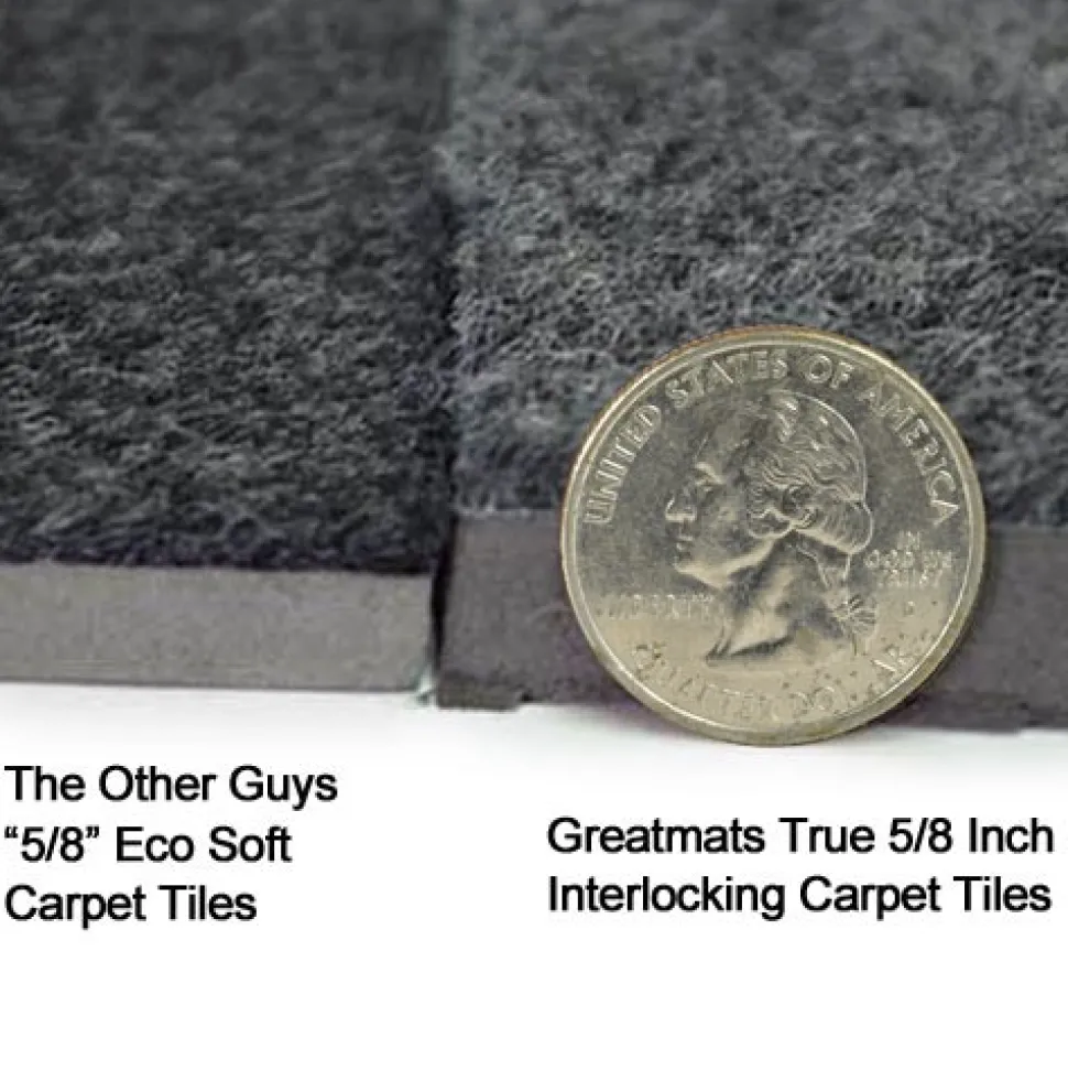 Royal Interlocking Carpet Tile 5/8 Inch x 2x2 Ft.
